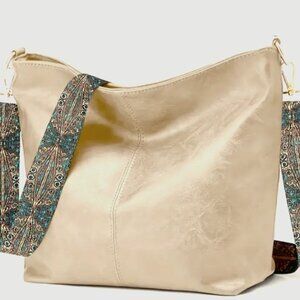 New Cream Stylish Multi-Functional Commuter Bag
